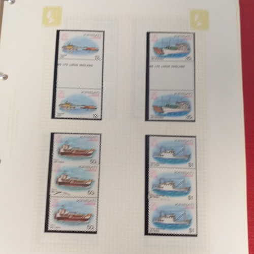 141 - Seychelles, St Kitts and Nevis Gutter Pairs un-mounted mint collection in SG Avon Stamp Album looks ... 