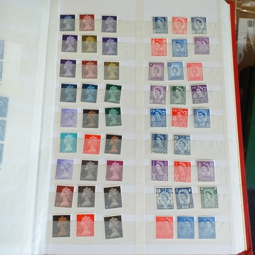 143 - Red Lighthouse 24 page/48 sides stockbook with mostly un-mounted mint selections.  Mostly Pacific/Ca... 