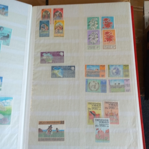 143 - Red Lighthouse 24 page/48 sides stockbook with mostly un-mounted mint selections.  Mostly Pacific/Ca... 