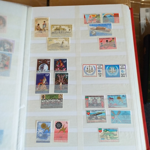 143 - Red Lighthouse 24 page/48 sides stockbook with mostly un-mounted mint selections.  Mostly Pacific/Ca... 