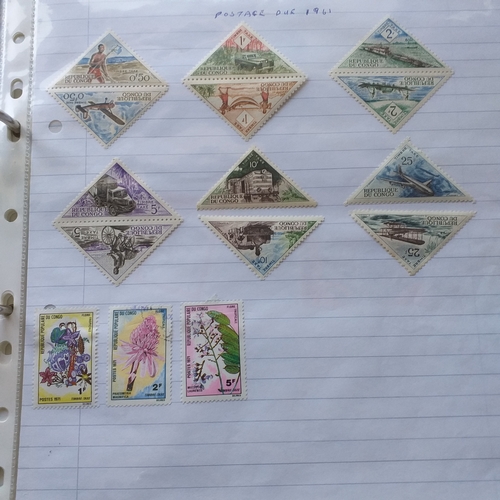 144 - World mint/used collection from early in a 2 ring Lever Arch File.  Selection of 'C' countries Congo... 