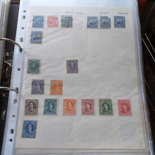 144 - World mint/used collection from early in a 2 ring Lever Arch File.  Selection of 'C' countries Congo... 