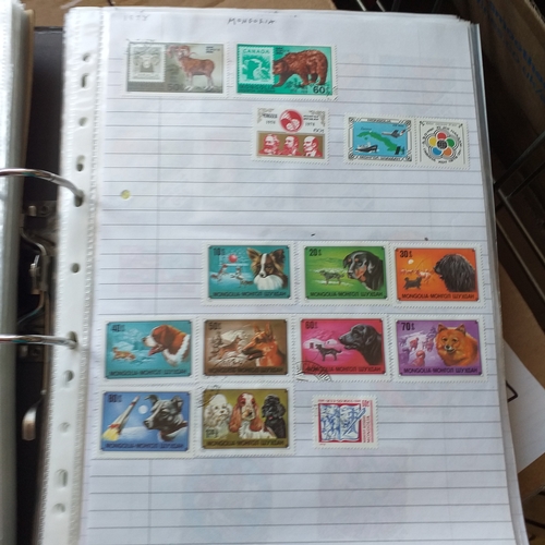 147 - Mongolia and Mozambique collection in 2 ring Lever Arch File. Mongolia 1924 to 1990/91 (ideal for th... 