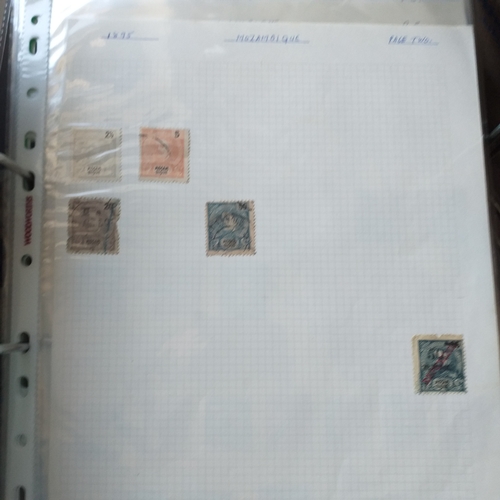 147 - Mongolia and Mozambique collection in 2 ring Lever Arch File. Mongolia 1924 to 1990/91 (ideal for th... 