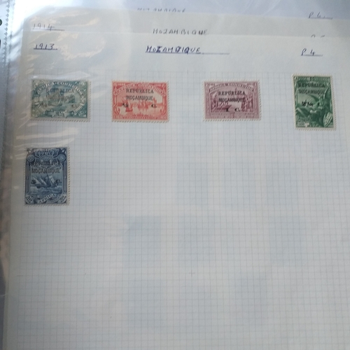 147 - Mongolia and Mozambique collection in 2 ring Lever Arch File. Mongolia 1924 to 1990/91 (ideal for th... 