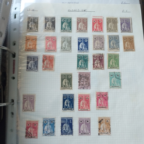 147 - Mongolia and Mozambique collection in 2 ring Lever Arch File. Mongolia 1924 to 1990/91 (ideal for th... 