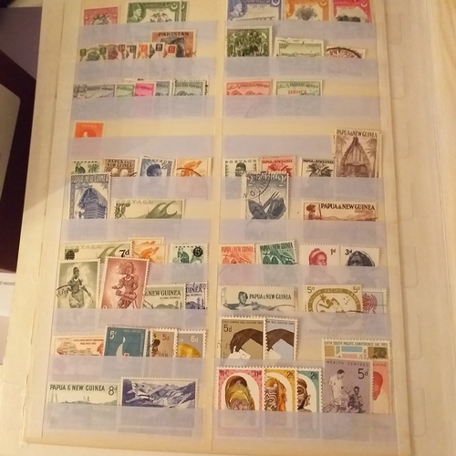 148 - Commonwealth Countries A-R: in one large and two small stock books sorted by country; mint and used;... 