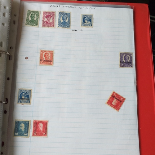 161 - Austria collection in a 2 ring binder mint/used, 1850 to mid 2000's, mostly used but some mint issue... 