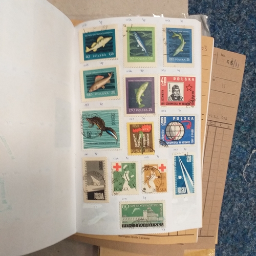 273 - 14 Poland club book remainders - still well filled, includes some packets.  A good selection.