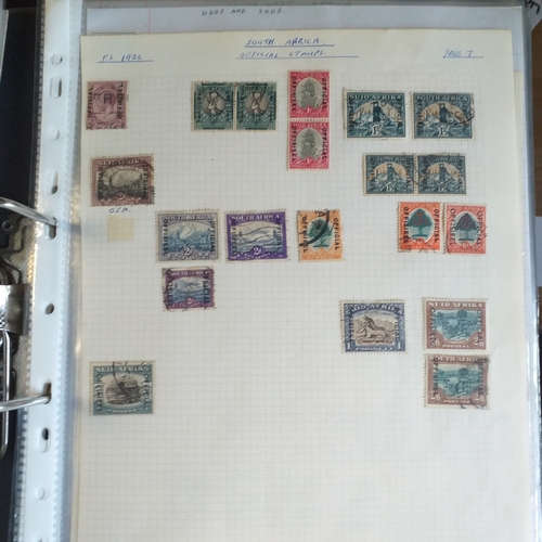290 - South and South West Africa, mint & (mostly) used collection in an A4 4 Lever Arch file.  Bulk of SA... 