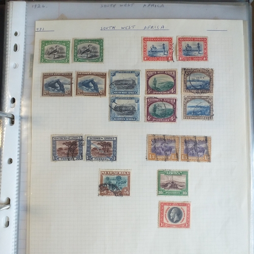 290 - South and South West Africa, mint & (mostly) used collection in an A4 4 Lever Arch file.  Bulk of SA... 