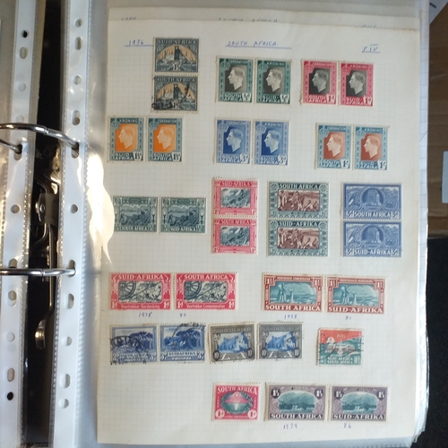 290 - South and South West Africa, mint & (mostly) used collection in an A4 4 Lever Arch file.  Bulk of SA... 