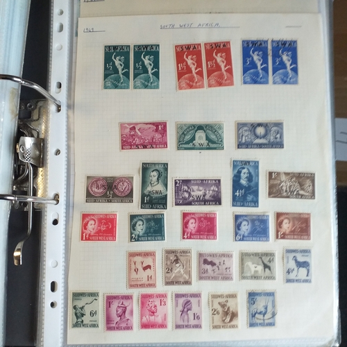 290 - South and South West Africa, mint & (mostly) used collection in an A4 4 Lever Arch file.  Bulk of SA... 