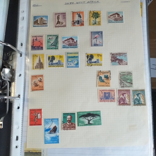 290 - South and South West Africa, mint & (mostly) used collection in an A4 4 Lever Arch file.  Bulk of SA... 