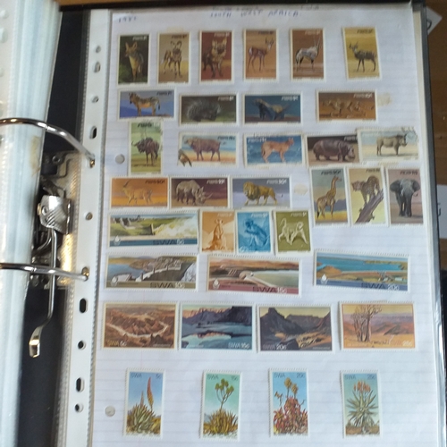 290 - South and South West Africa, mint & (mostly) used collection in an A4 4 Lever Arch file.  Bulk of SA... 