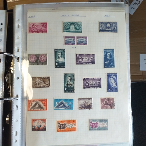 290 - South and South West Africa, mint & (mostly) used collection in an A4 4 Lever Arch file.  Bulk of SA... 