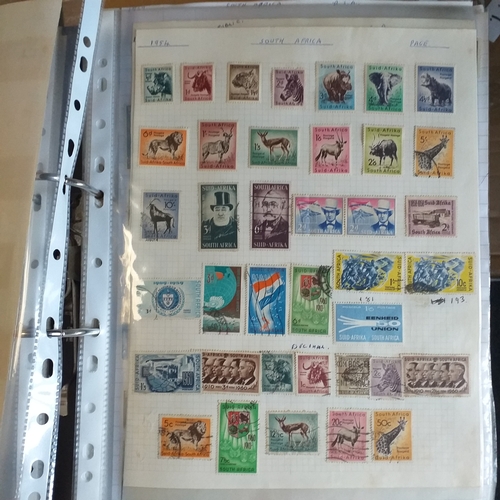 290 - South and South West Africa, mint & (mostly) used collection in an A4 4 Lever Arch file.  Bulk of SA... 