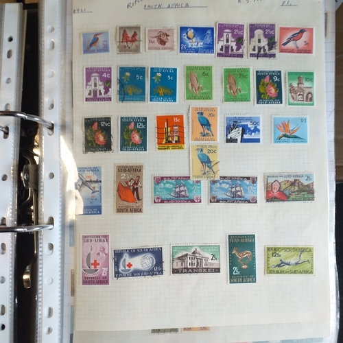 290 - South and South West Africa, mint & (mostly) used collection in an A4 4 Lever Arch file.  Bulk of SA... 
