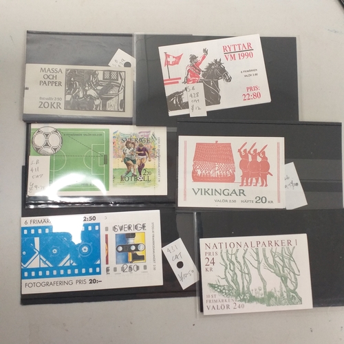 295 - 10 Swedish booklets with a total catalogue value 120+
