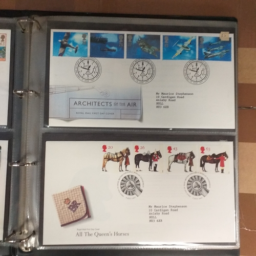 109 - Green cover album containing 39 superb condition GB FDC's from 1996-1999.