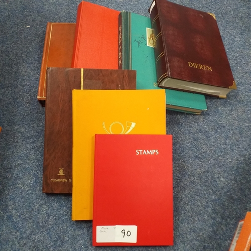 115 - 7 stock books (6 large) all in good condition, Will bold many 100's of stamps