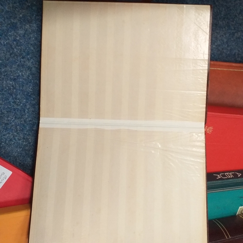 115 - 7 stock books (6 large) all in good condition, Will bold many 100's of stamps