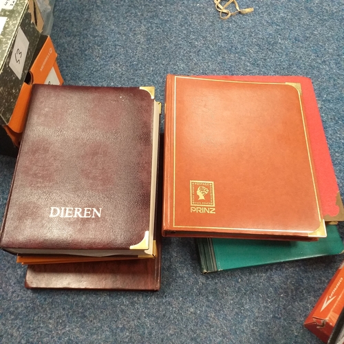 115 - 7 stock books (6 large) all in good condition, Will bold many 100's of stamps