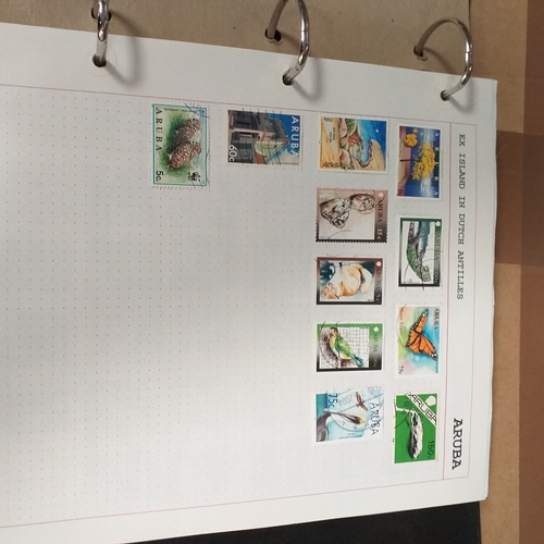 126 - South & Central American Countries collection in a 4 ring binder, mint used includes Bolivia, Domini... 