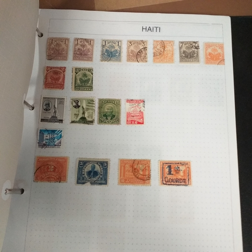 126 - South & Central American Countries collection in a 4 ring binder, mint used includes Bolivia, Domini... 