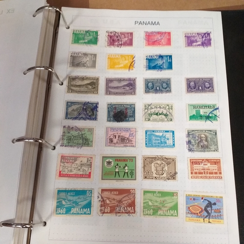 126 - South & Central American Countries collection in a 4 ring binder, mint used includes Bolivia, Domini... 