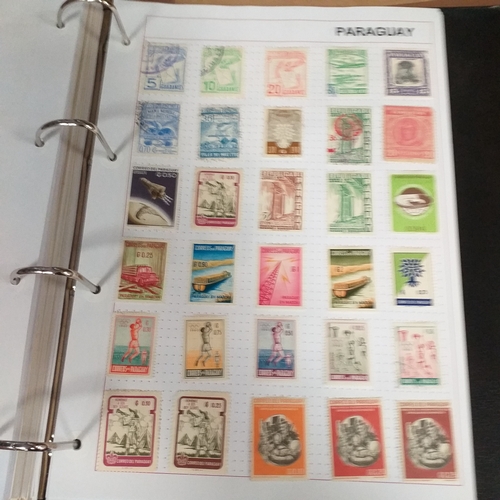 126 - South & Central American Countries collection in a 4 ring binder, mint used includes Bolivia, Domini... 