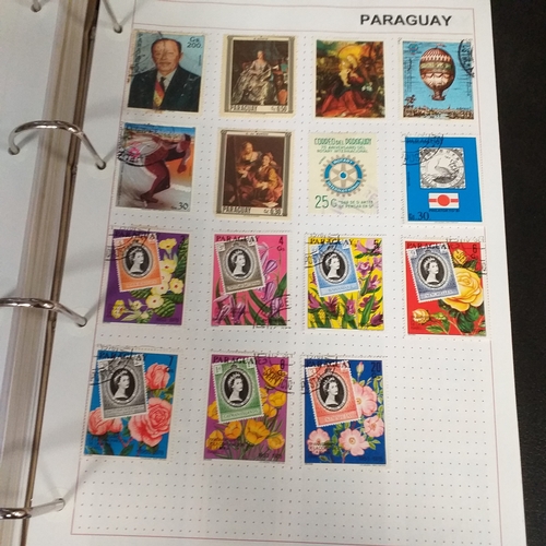 126 - South & Central American Countries collection in a 4 ring binder, mint used includes Bolivia, Domini... 