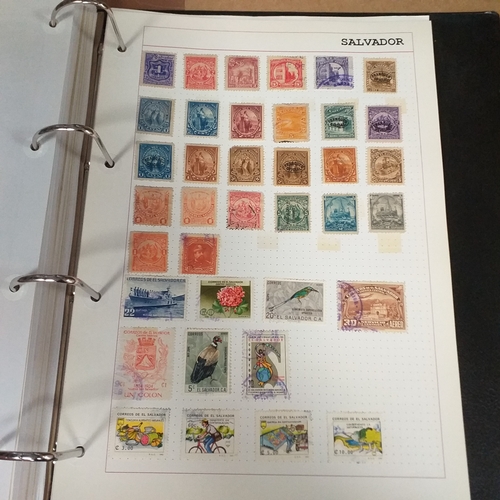 126 - South & Central American Countries collection in a 4 ring binder, mint used includes Bolivia, Domini... 