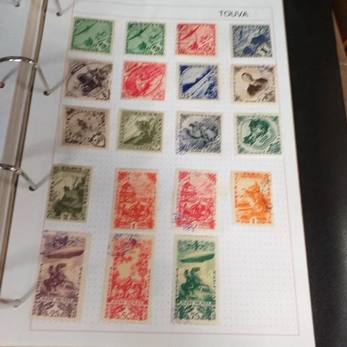 127 - Central & South East Asia Countries in a 4 ring binder, includes Azerbaijan, Cambodia / Kampuchia, K... 