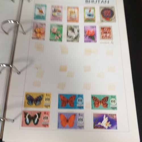 127 - Central & South East Asia Countries in a 4 ring binder, includes Azerbaijan, Cambodia / Kampuchia, K... 