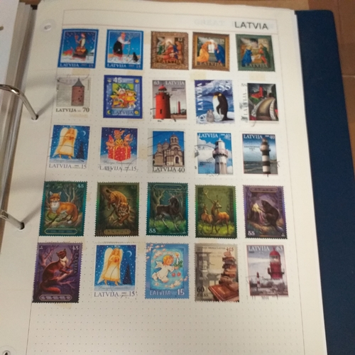 129 - European Countries in a 4 ring binder includes Armenia, Aland, Belarus, Bosnia and Herzegovina, Croa... 