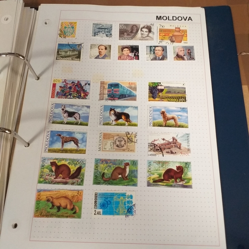 129 - European Countries in a 4 ring binder includes Armenia, Aland, Belarus, Bosnia and Herzegovina, Croa... 