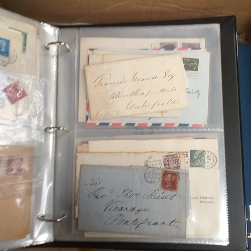 40 - Glory box, Stamps in tins, packets, old albums including GB FDC collection in Royal Mail album (1960... 