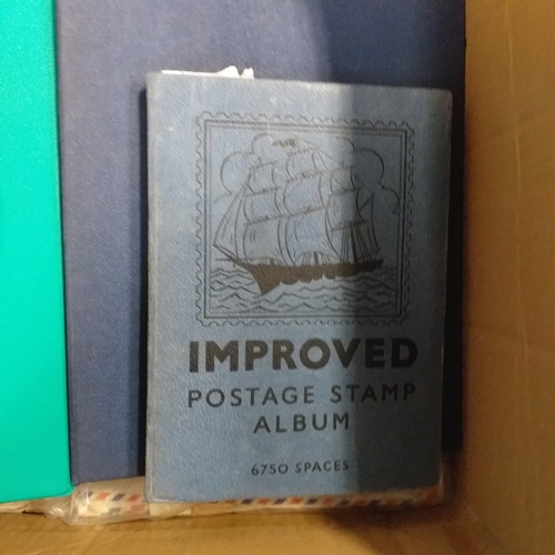 40 - Glory box, Stamps in tins, packets, old albums including GB FDC collection in Royal Mail album (1960... 