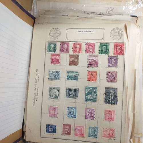 40 - Glory box, Stamps in tins, packets, old albums including GB FDC collection in Royal Mail album (1960... 