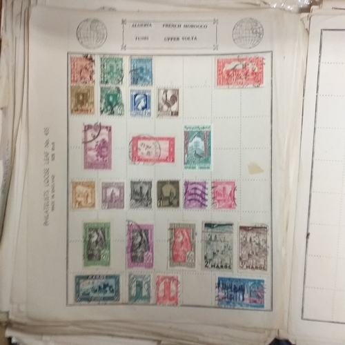 40 - Glory box, Stamps in tins, packets, old albums including GB FDC collection in Royal Mail album (1960... 