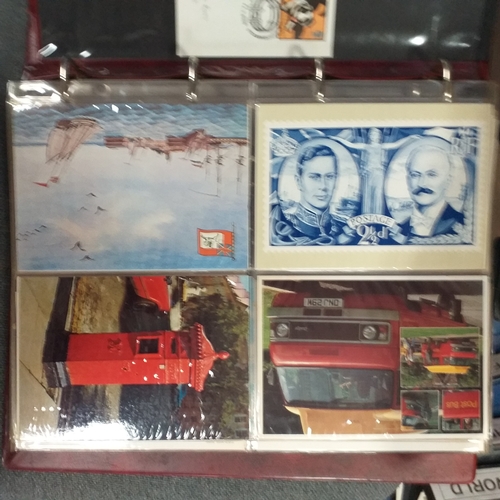 50 - Glory Box of albums and postal history/covers.