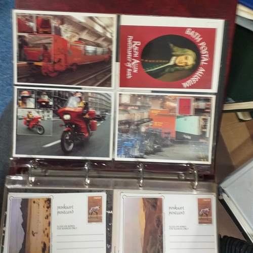 50 - Glory Box of albums and postal history/covers.