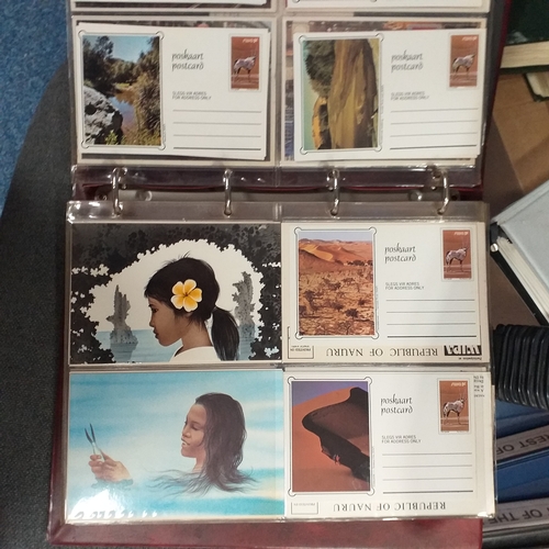 50 - Glory Box of albums and postal history/covers.