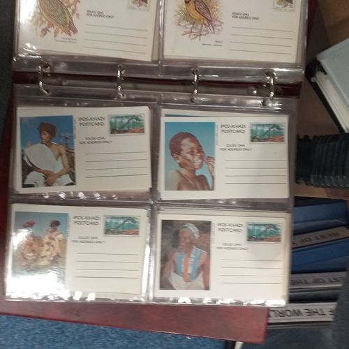 50 - Glory Box of albums and postal history/covers.