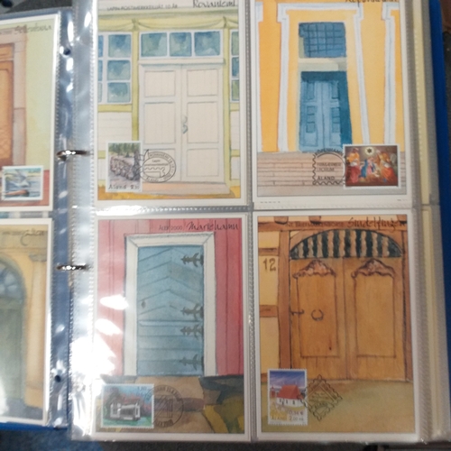 50 - Glory Box of albums and postal history/covers.