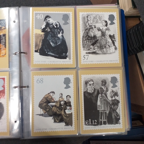 50 - Glory Box of albums and postal history/covers.
