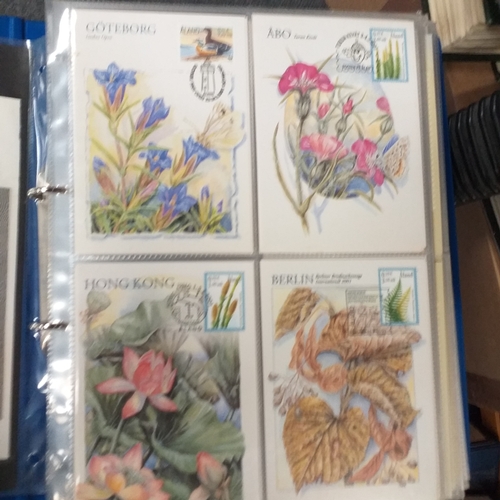 50 - Glory Box of albums and postal history/covers.