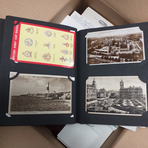 50 - Glory Box of albums and postal history/covers.