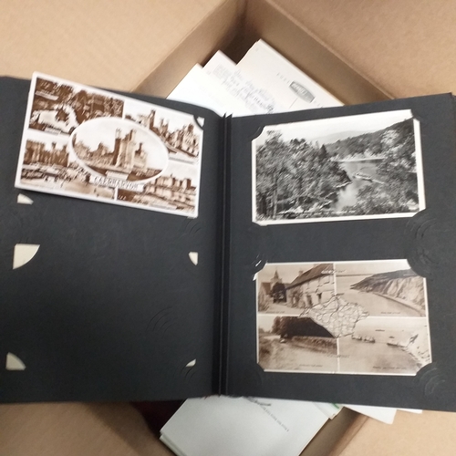 50 - Glory Box of albums and postal history/covers.